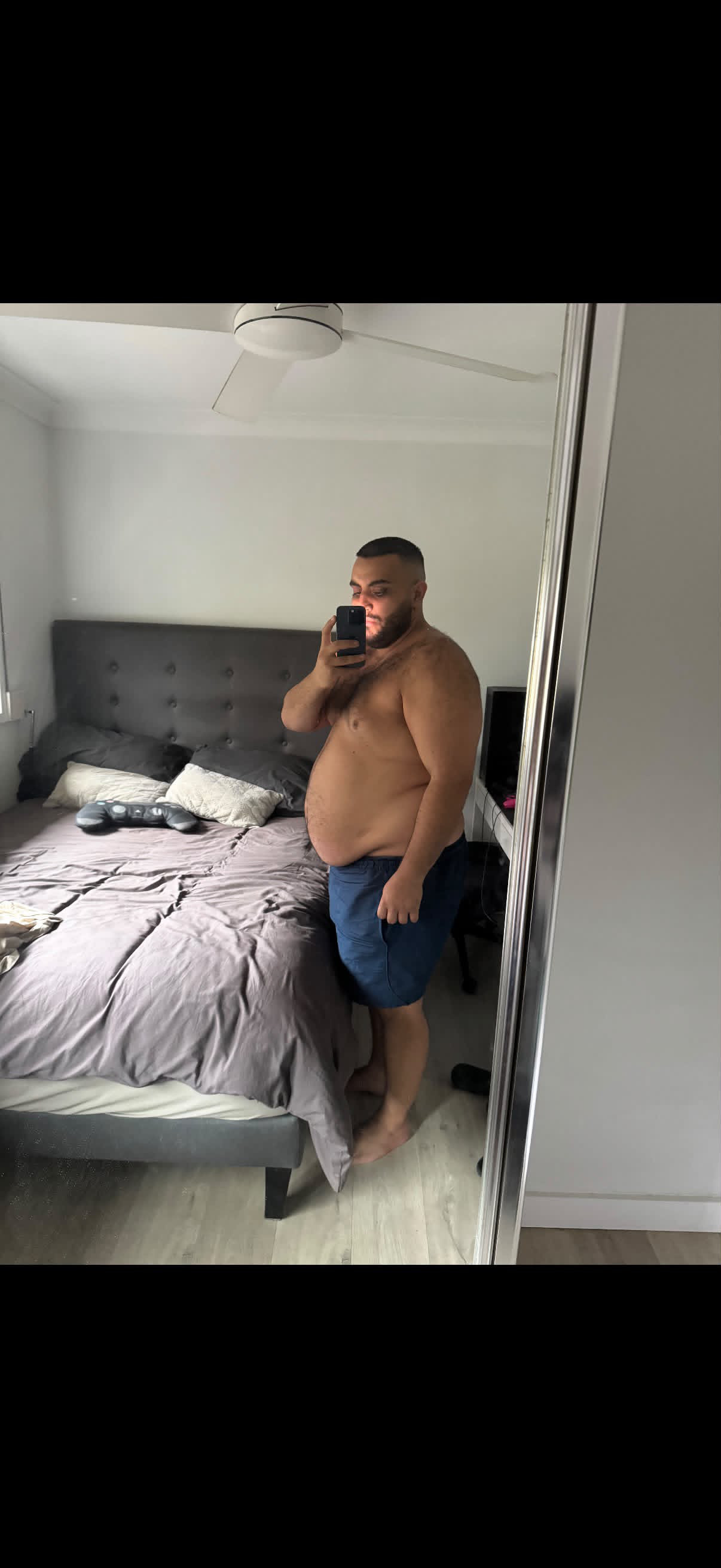 Alex before his transformation with EKM Wellness